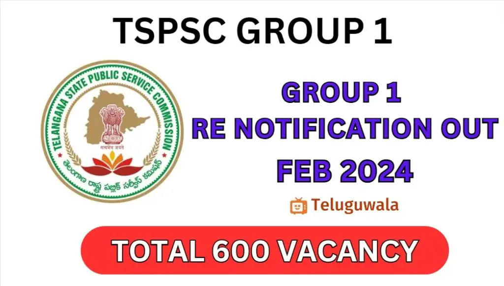 TSPSC GROUP 1 NOTIFICATION